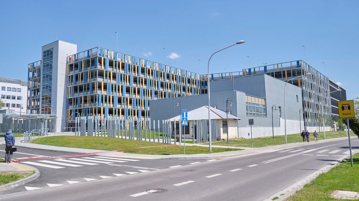 Wielopoziomowy parking przy ul. Gębali