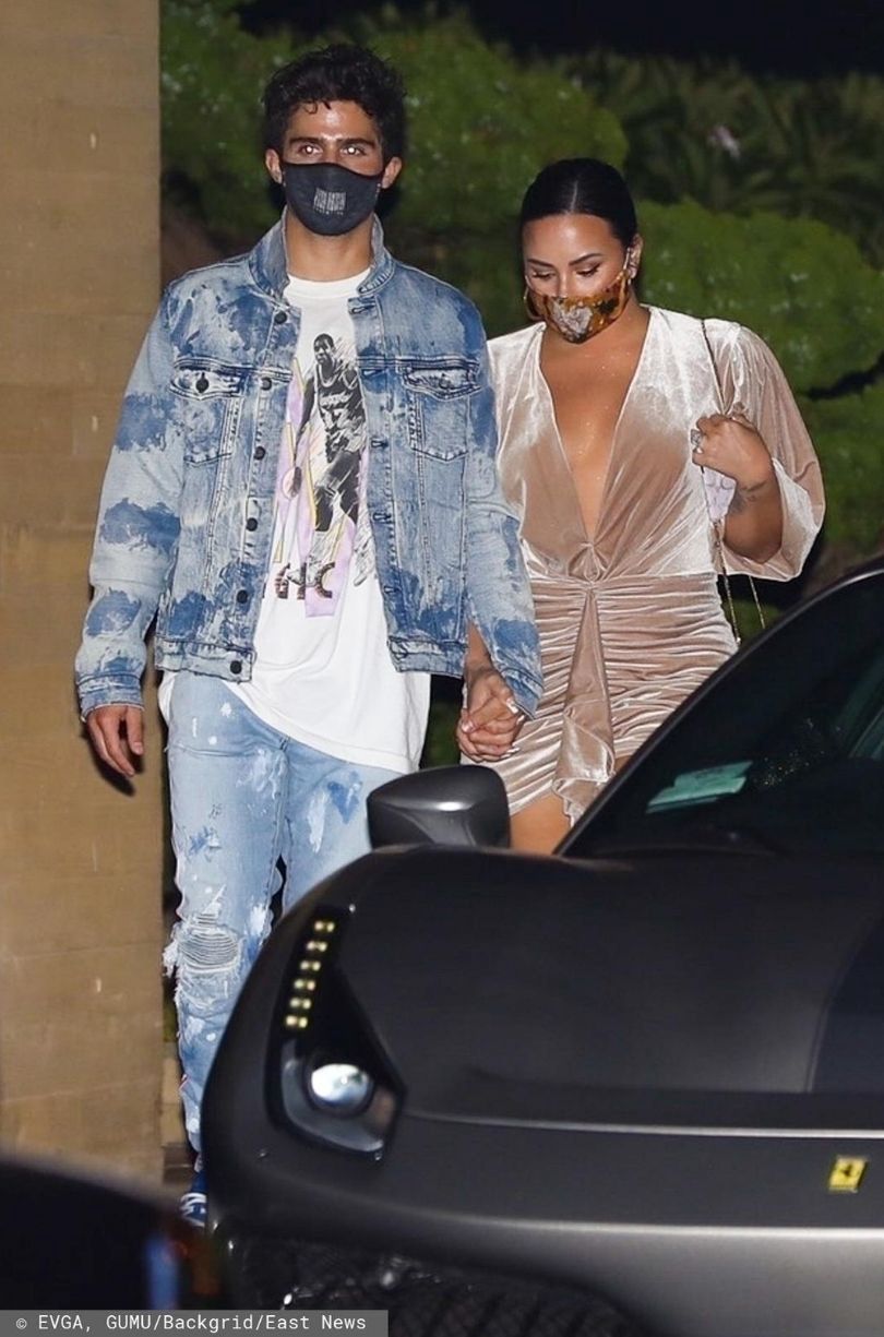 Świeżo zaręczona Demi Lovato na kolacji z narzeczonym