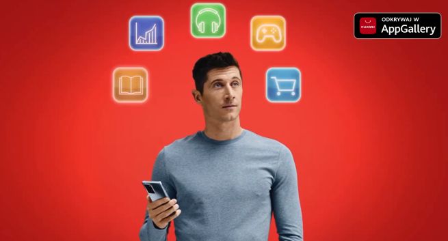 Robert Lewandowski w kolejnej odsłonie kampanii Huawei AppGallery