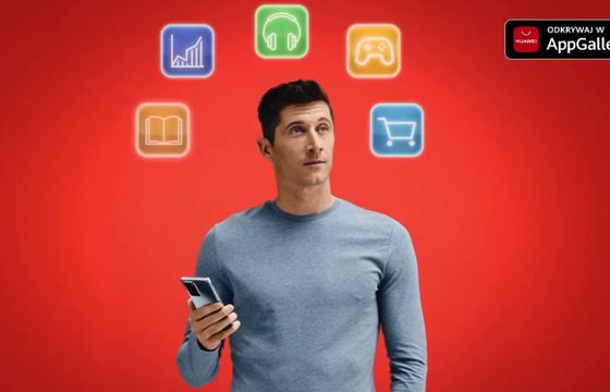 Robert Lewandowski w kolejnej odsłonie kampanii Huawei AppGallery
