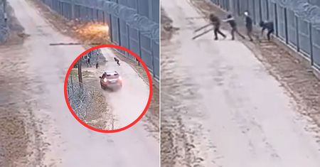 Niespokojnie na granicy. Migranci dostają sprzęt od Białorusi