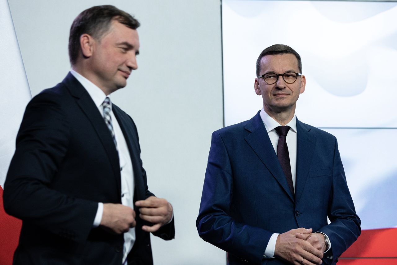 Mateusz Morawiecki i Zbigniew Ziobro 