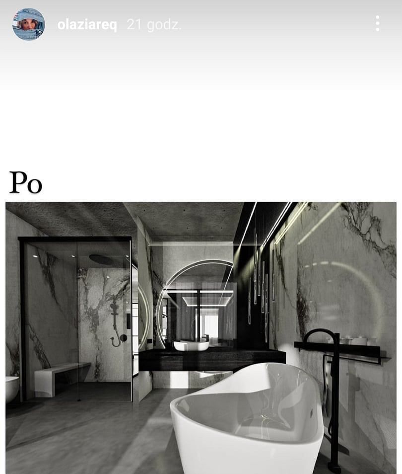 Łazienka Lipińskiej po remoncie