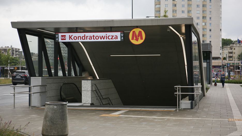 Stacja metra Kondratowicza na warszawskim Targówku