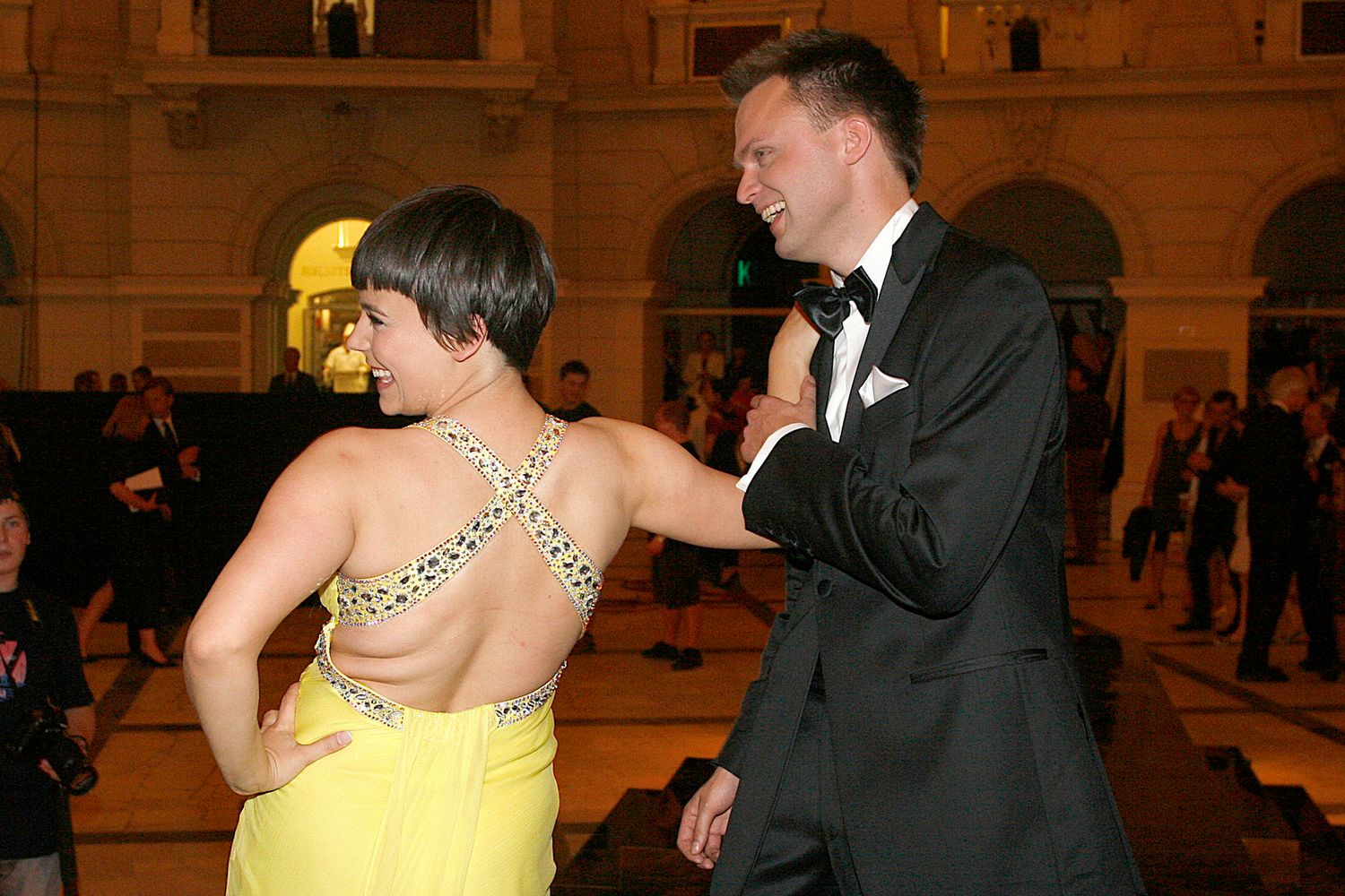 Anna Mucha w 2007 roku miała krótkie włosy