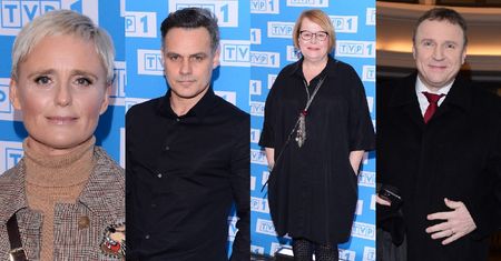 "Weterani" i debiutanci promują nowy serial TVP "Stulecie winnych": Preis, Wieczorkowski, Łepkowska, Kurski... (ZDJĘCIA)