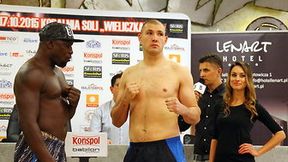 Ważenie przed galą Underground Boxing Show VII w Wieliczce