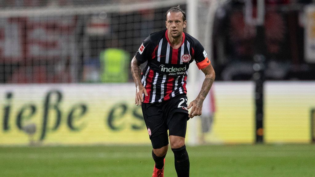 Marco Russ (Eintracht Frankfurt) w meczu z FC Vaduz