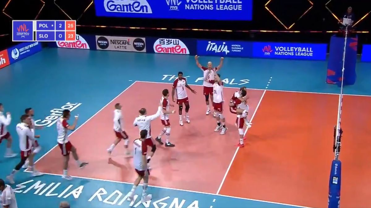 Zdjęcie okładkowe artykułu: Twitter / Volleyball World / Radość Polaków po meczu ze Słowenią