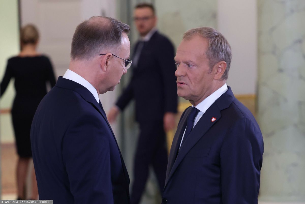 Andrzej Duda i Donald Tusk