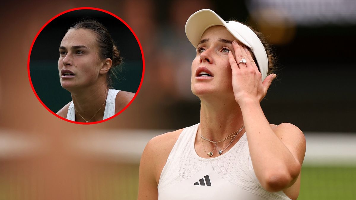 PAP/EPA / NEIL HALL/ISABEL INFNATES / Na zdjęciu: Elina Switolina i Aryna Sabalenka (w kółku)