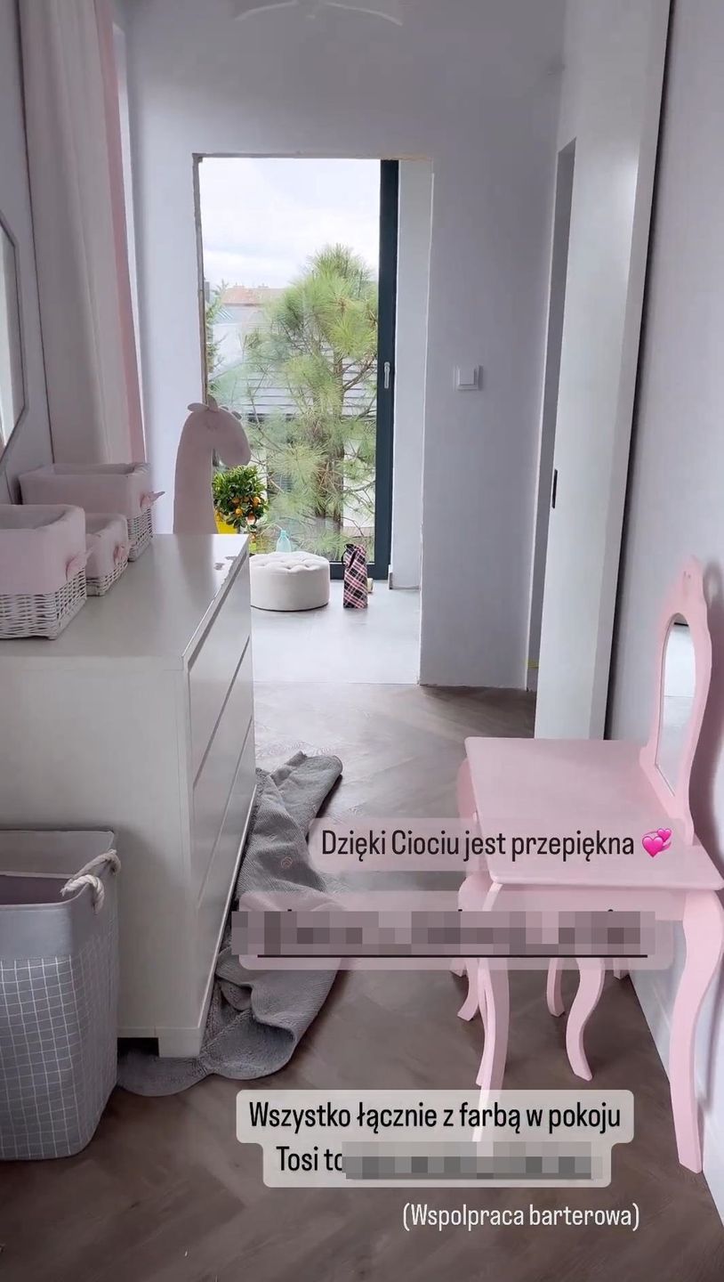Sylwia Bomba pokazała pokój córki