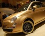 Fiat 500 z 24-karatowego złota