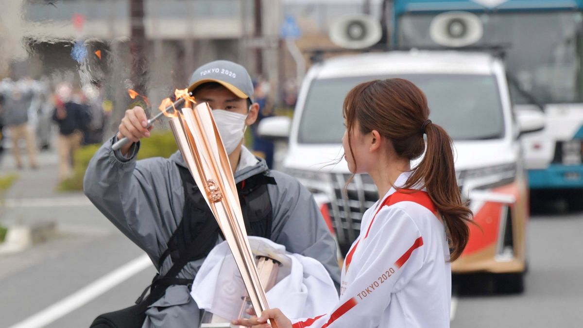 W Japonii doszło do zakażenia koronawirusem w trakcie sztafety olimpijskiej