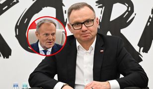 Ostre słowa Dudy o Tusku. "Wypchnięty z orbity decyzyjnej"