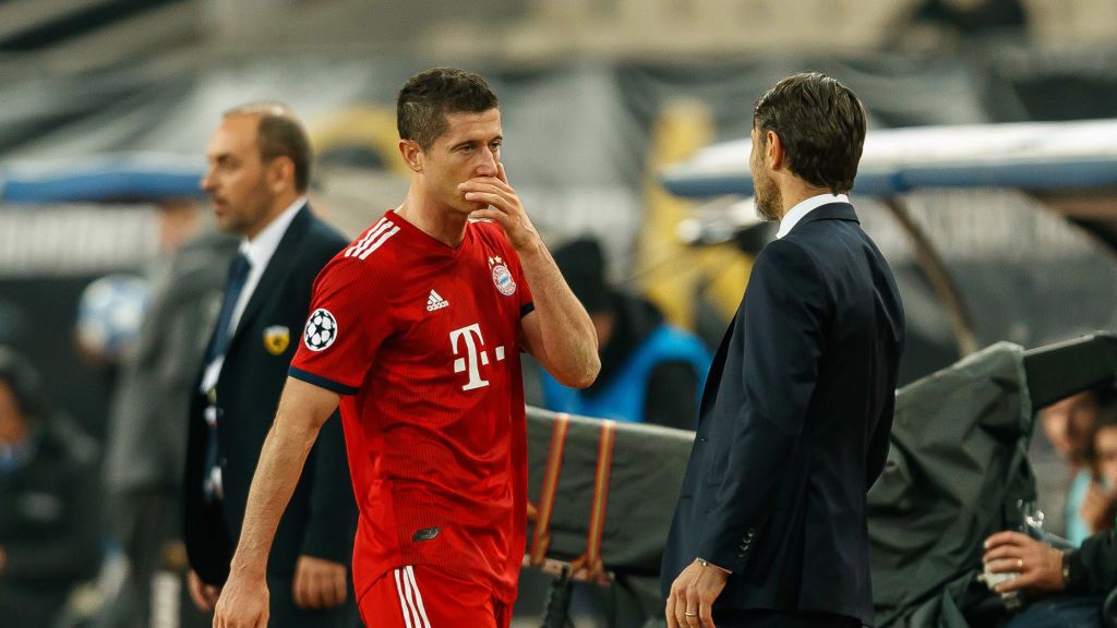 Getty Images / TF-Images / Na zdjęciu od lewej: Robert Lewandowski, Niko Kovac