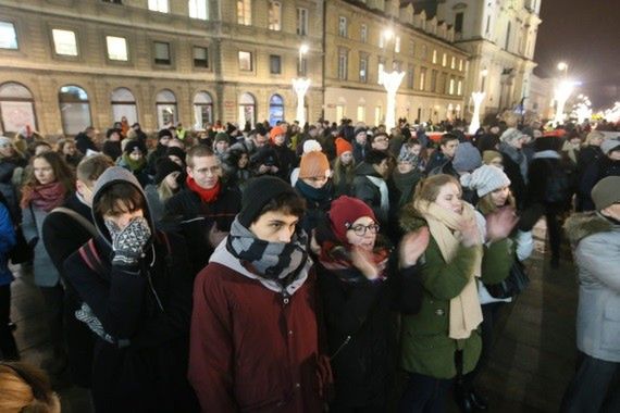 Setki studentów na ulicach. Protest przeciwko rządowi