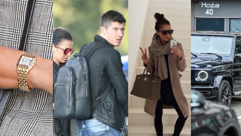 Najdroższe "gadżety" Lewandowskich! Zegarek za 500 tysięcy, torebka za 90 tysięcy, Bentley za 1,5 miliona...