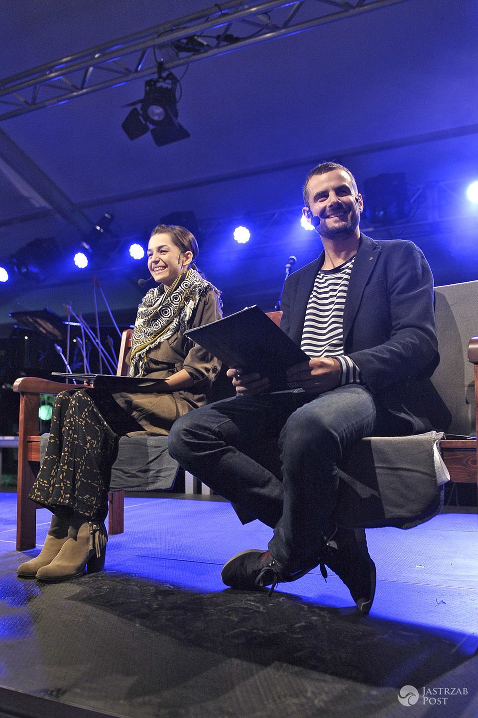 Agnieszka Więdłocha i Antoni Pawlicki w Szczebrzyszynie 2016