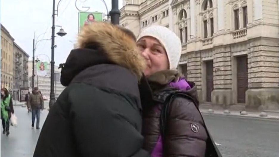 Wzruszający moment w telewizji na żywo. Lwowianka dziękuje Polakom