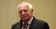 Vaclav Klaus ukarany za brak maseczki. Były prezydent Czech już się odwołał