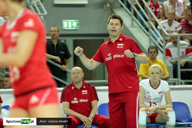 Obserwując grę swoich podopiecznych, trener Makowski miał prawo być zadowolony