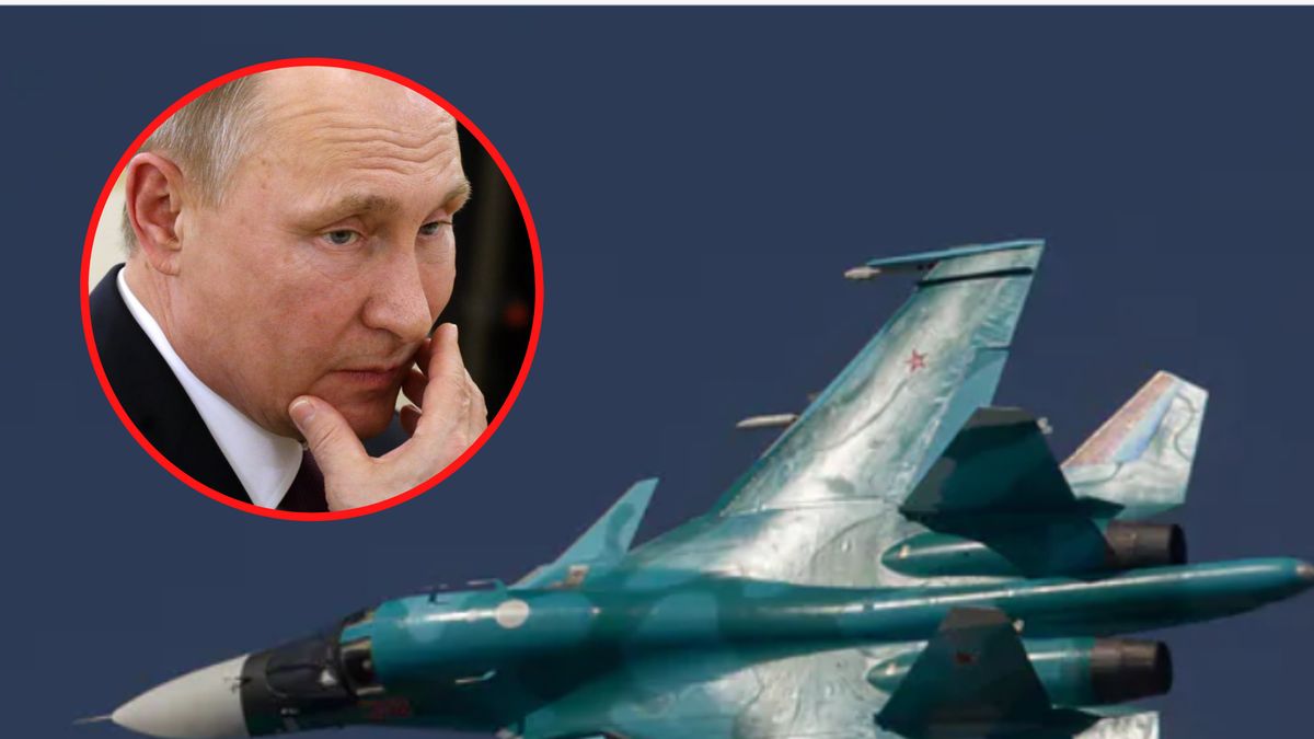 Rosyjski samolot Su-34; zdjęcie ilustracyjne