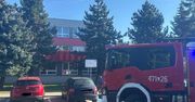Łuków: Pożar w szkole podstawowej. Ewakuacja uczniów i interwencja straży pożarnej (zdjęcia)