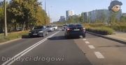 Wyhamował do zera. Kierowca BMW nagrany. Taki miał cel
