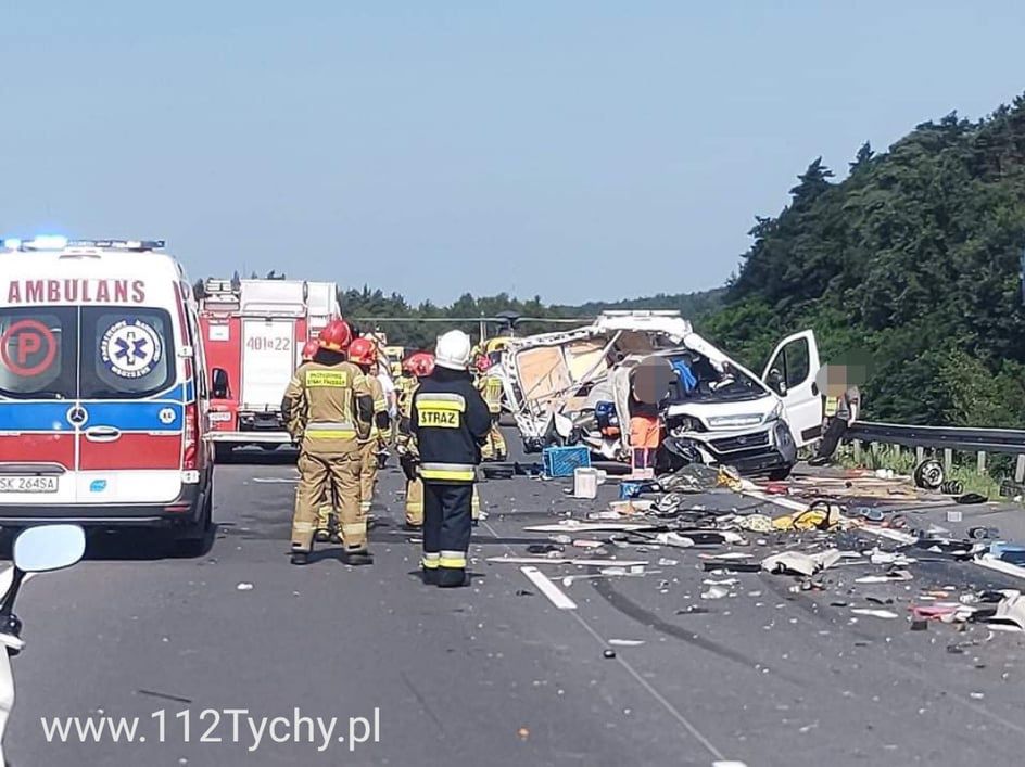 Śląskie. Koszmarny wypadek na A4. Jedna osoba nie żyje