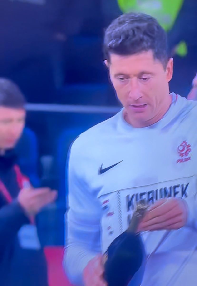 Robert Lewandowski po meczu Polska - Szwecja