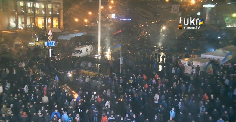 Konflikt na Ukrainie. Rocznica protestów na Majdanie - rewolucja trwa