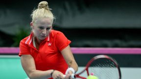 Magdalena Fręch zatrzymana w Shenzhen. Przegrała z juniorską mistrzynią Australian Open