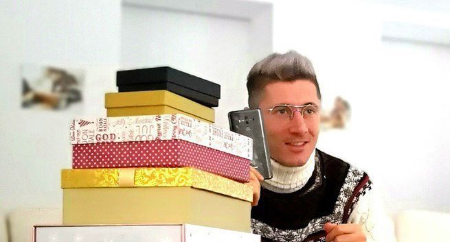 Robert Lewandowski jako bloger technologiczny w kampanii Huawei