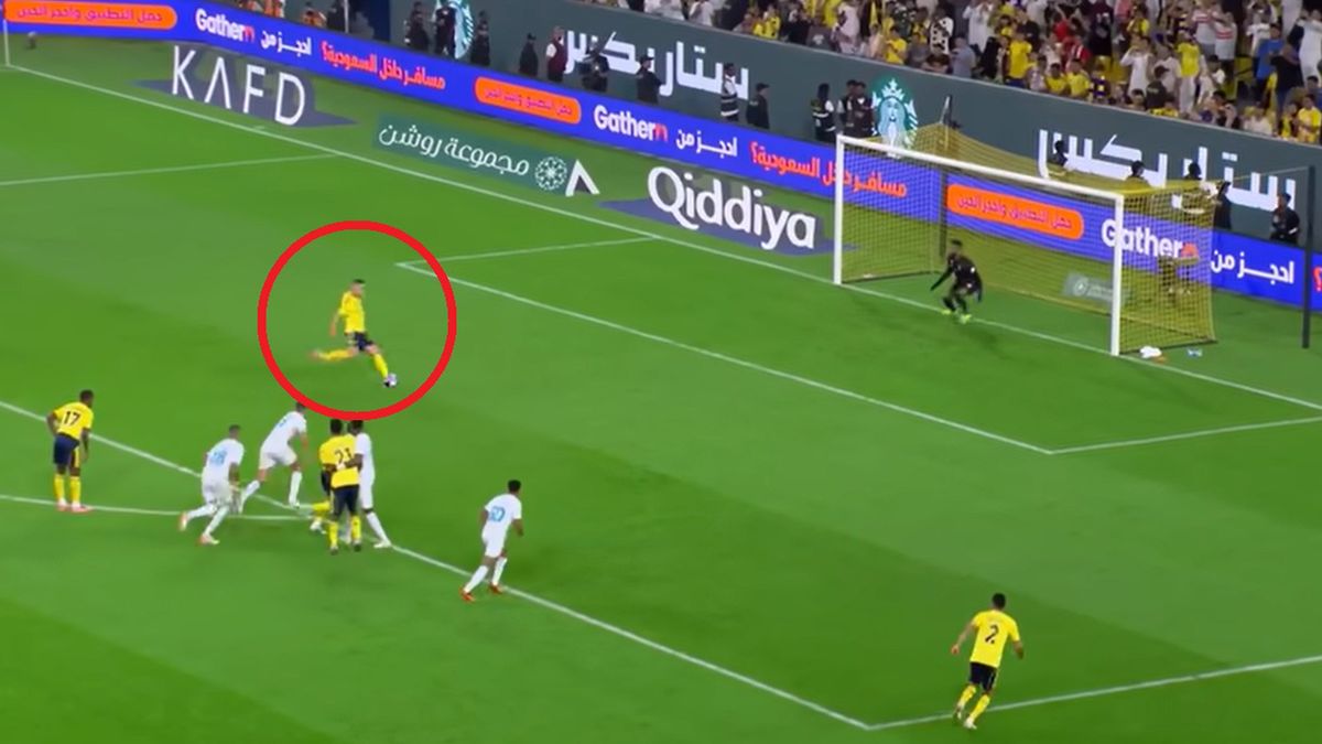 YouTube / AlNassr FC / Na zdjęciu: Cristiano Ronaldo nie wykorzystał rzutu karnego