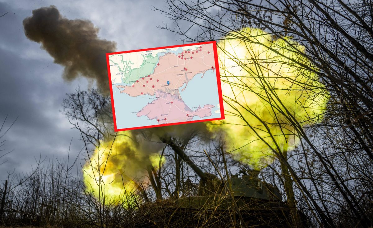Atak Ukraińców w rosyjską bazę