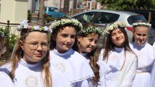 Pierwsza Komunia Święta w parafii pw. św. Wawrzyńca w Gnieźnie