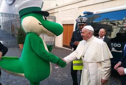 Krokodyl Tirek odwiedził papieża. Wizyta kosztowała kilkadziesiąt tysięcy
