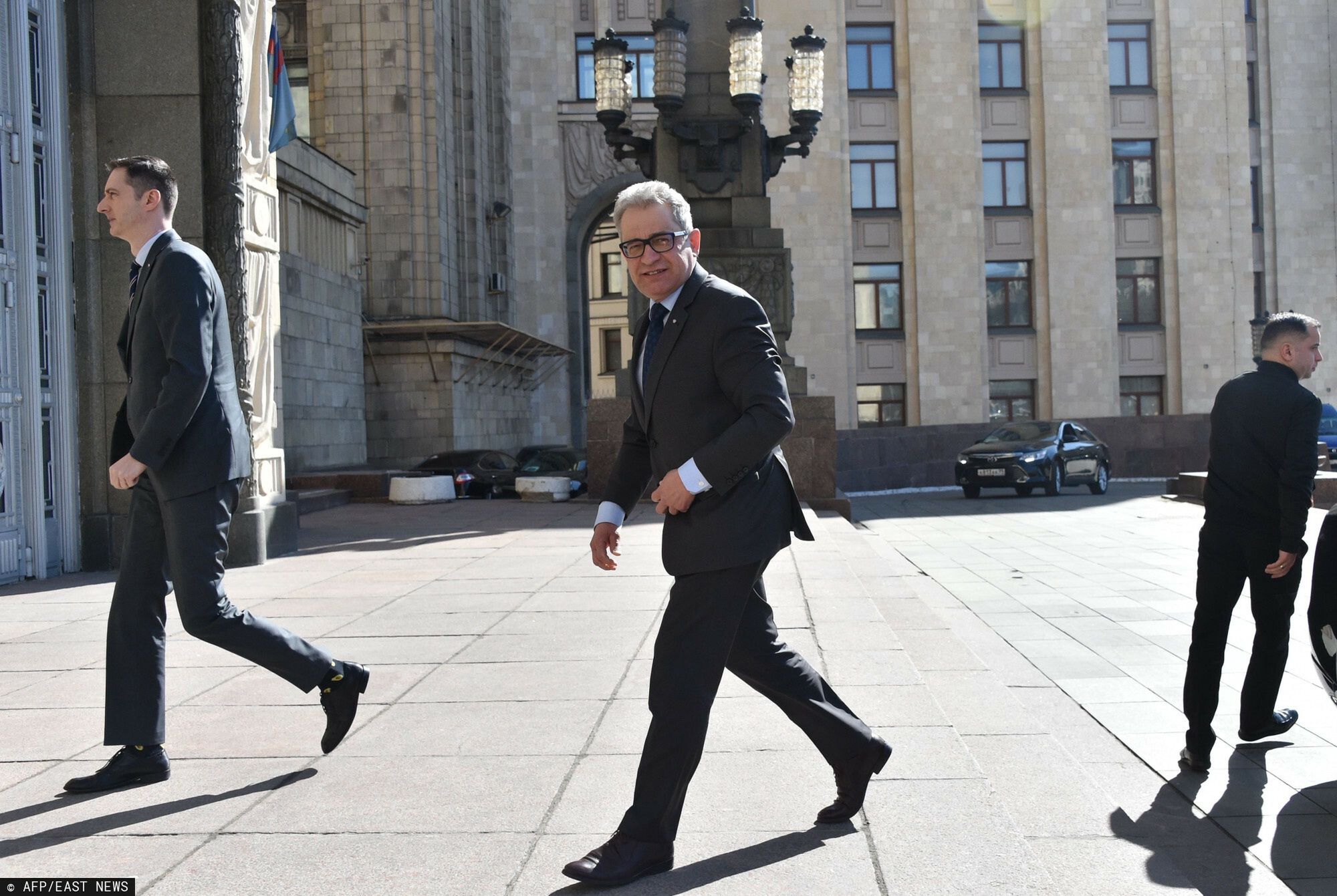 Prof. Włodzimierz Marciniak na fot jako ambasador RP w Moskwie 