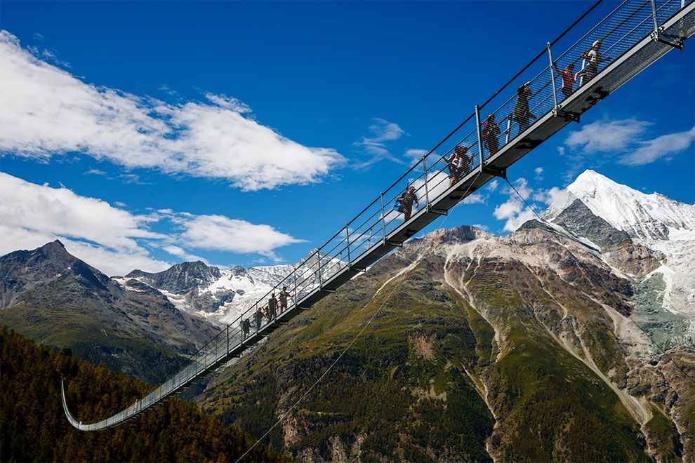 Najdłuższy na świecie most wiszący już dostępny dla turystów