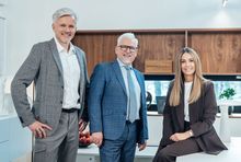 Dr Michał Nawrocki, dr Marek Szczyt i Małgorzata Rozenek-Majdan 