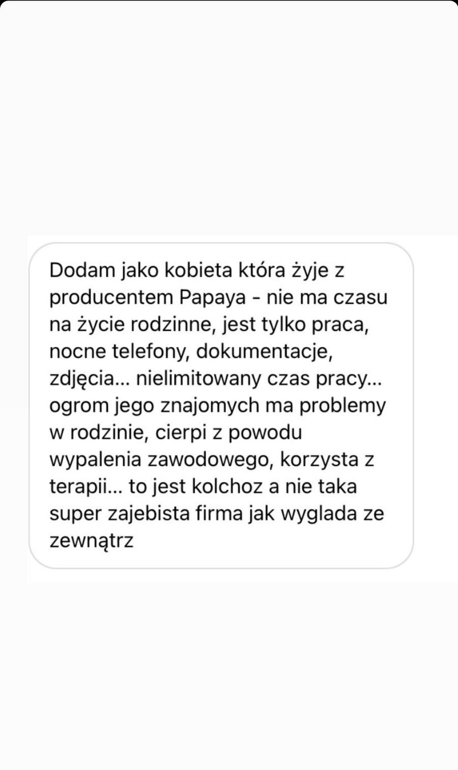 Byli pracownicy/współpracownicy o Papaya Films i podobnych firmach