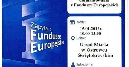 Bezpłatne konsultacje na temat Funduszy Unijnych