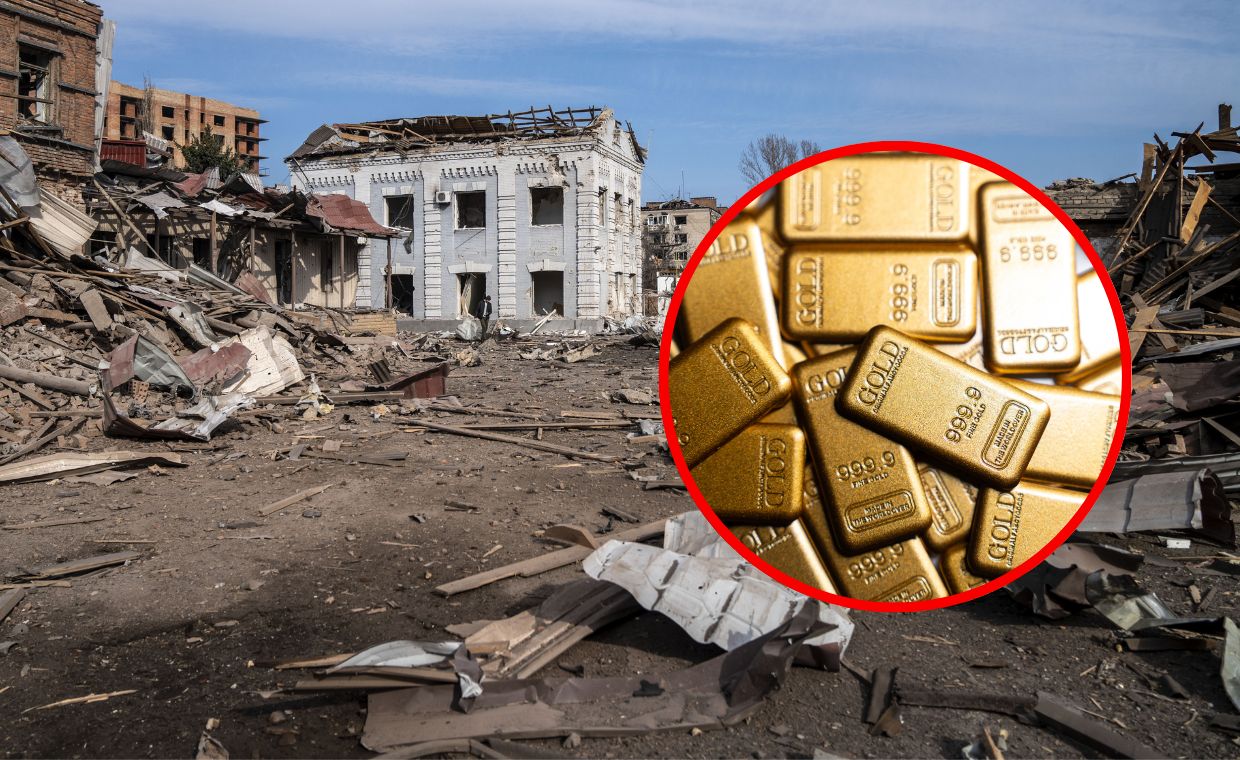 Złoże złota Ukrainy sprzedane przez Kreml. Warte setki milionów