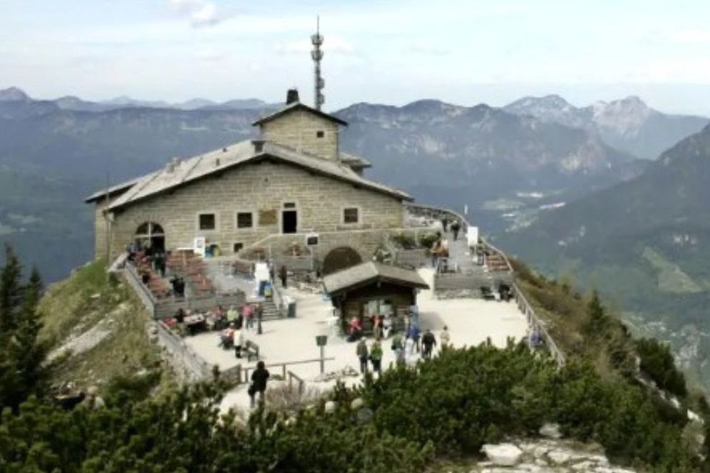 A neo-Nazi from Germany fell from Hitler's favourite mountain.
