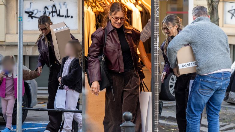 Anna Lewandowska z córkami
