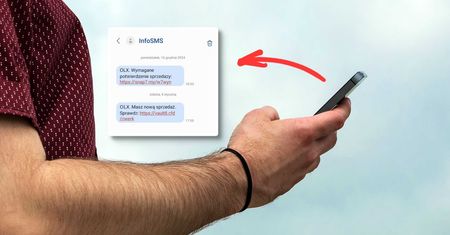 SMS od InfoSMS. Dotyczy sprzedaży przedmiotu na OLX
