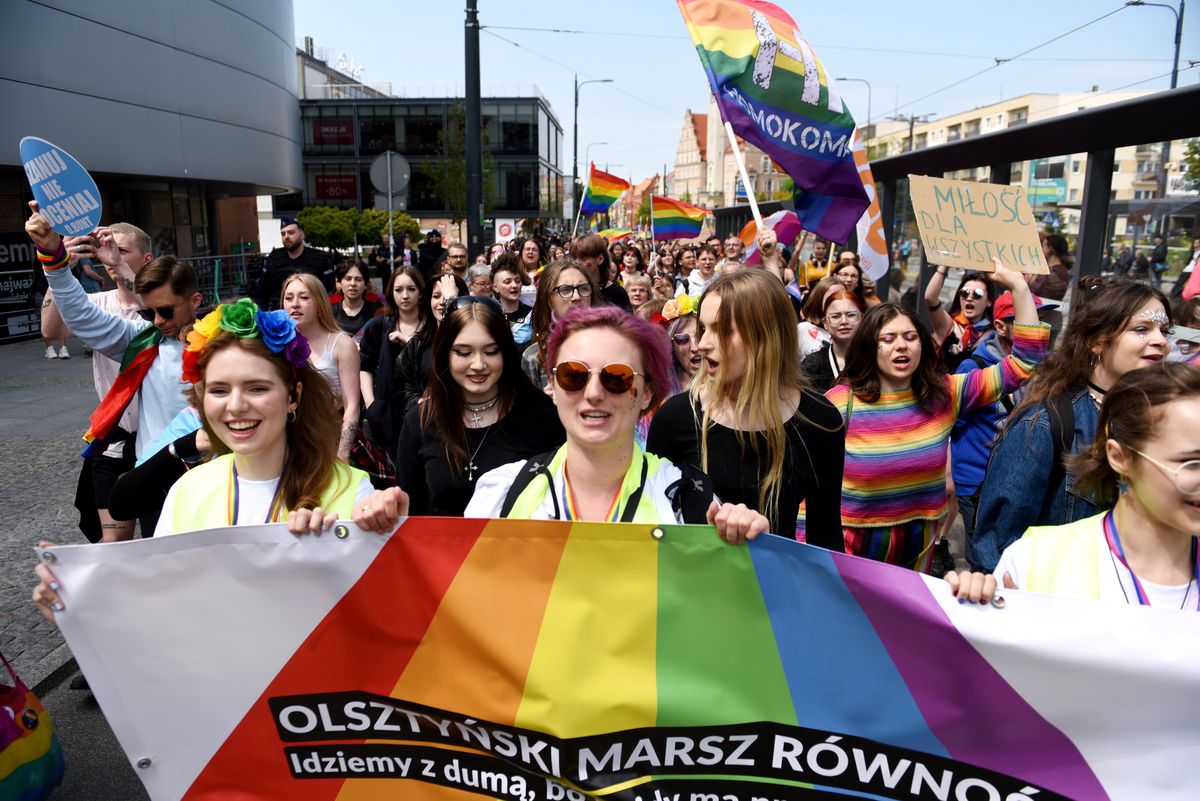 20 maja w Olsztynie odbył się kolejny marsz równości.