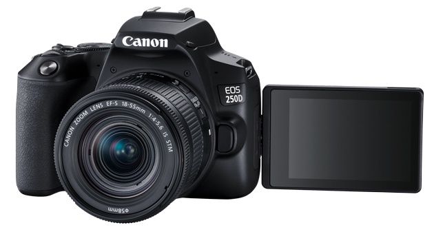 Canon EOS 250D przód ekran