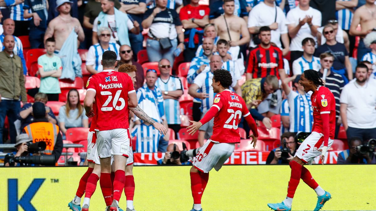 radość piłkarzy Nottingham Forest